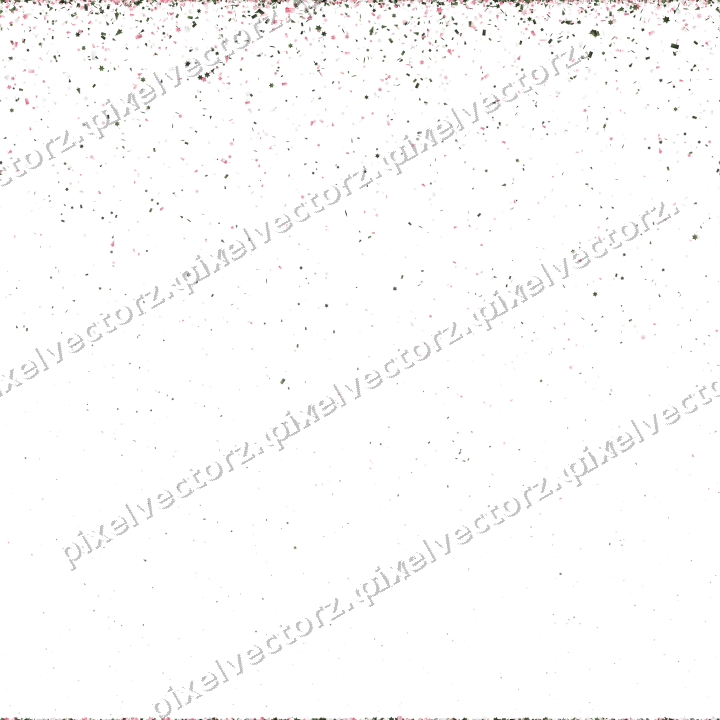 Nahtloser Glitzerregen in Rosa auf transparentem Grund