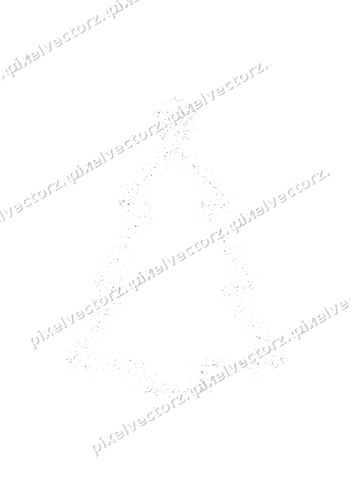 Nahtloser Glitzer-Weihnachtsbaum auf transparentem Grund