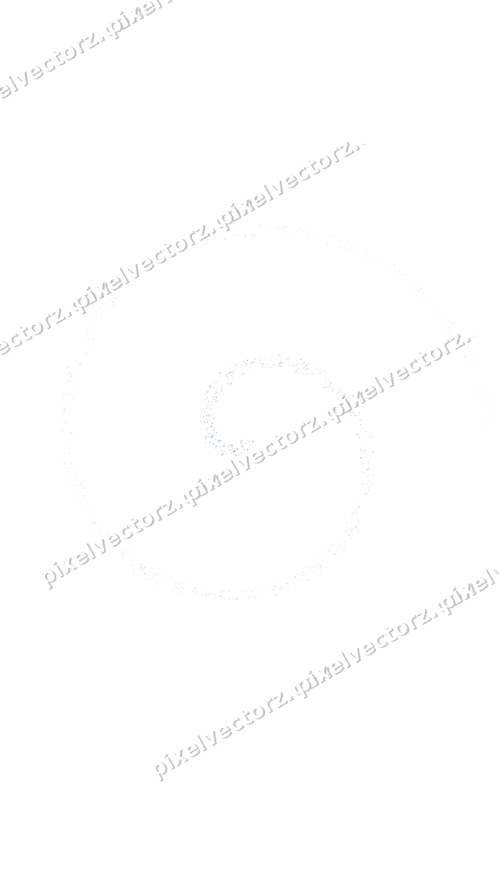Nahtlose Glitzerspirale in Blau und Türkis auf transparentem Grund