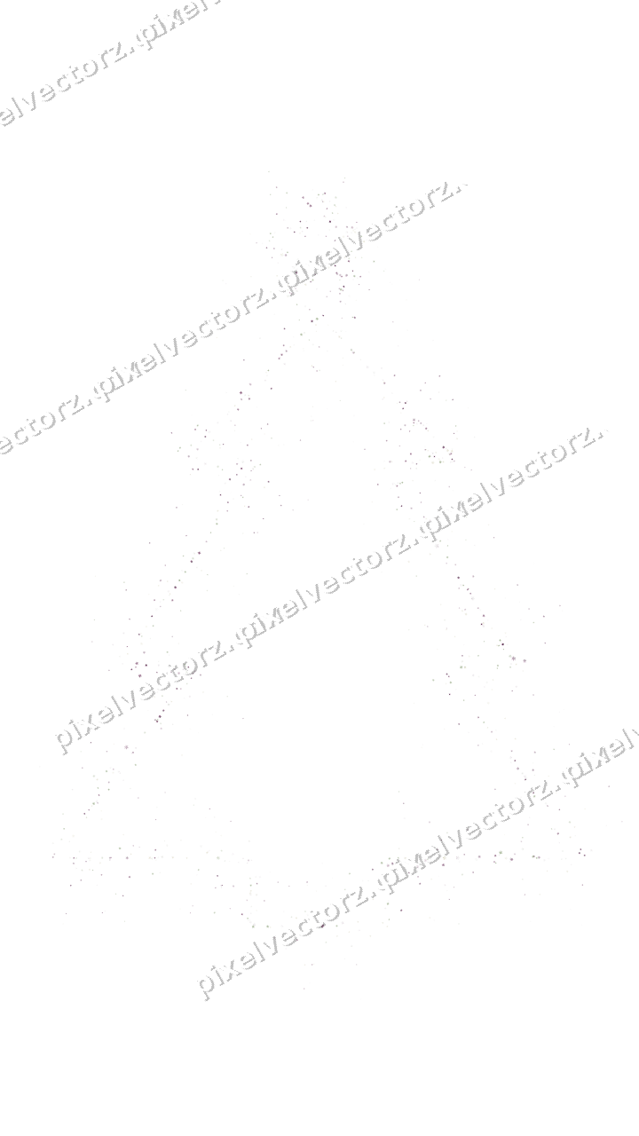 Nahtloser Glitzer-Weihnachtsbaum auf transparentem Grund