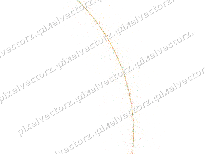 Nahtloser Glitzerbogen aus Splittern in Rot auf transparentem Grund