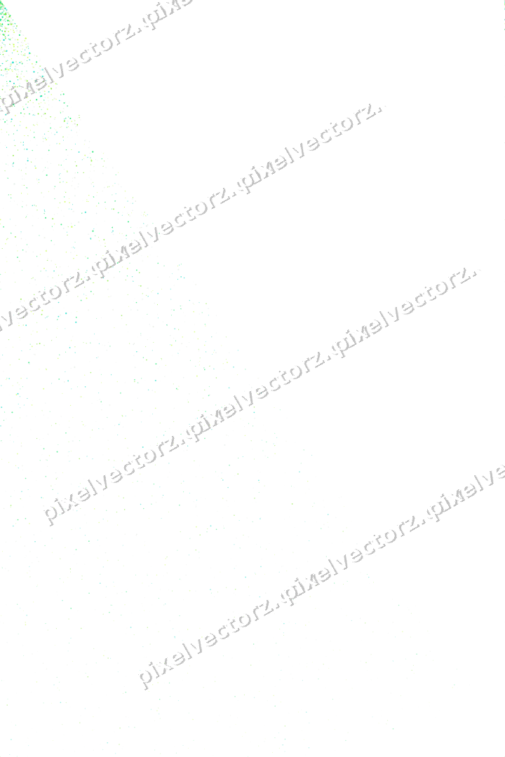 Nahtloser Glitzerfächer in Grün und Limette auf transparentem Grund