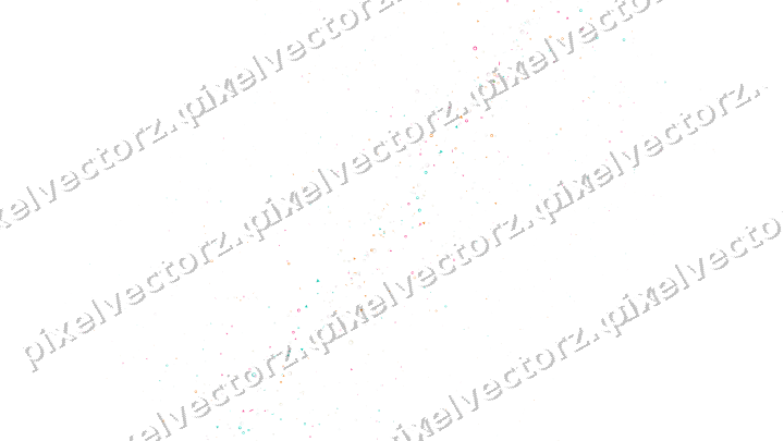 Nahtloses Glitzerband aus Ringen und Dreiecken auf transparentem Grund