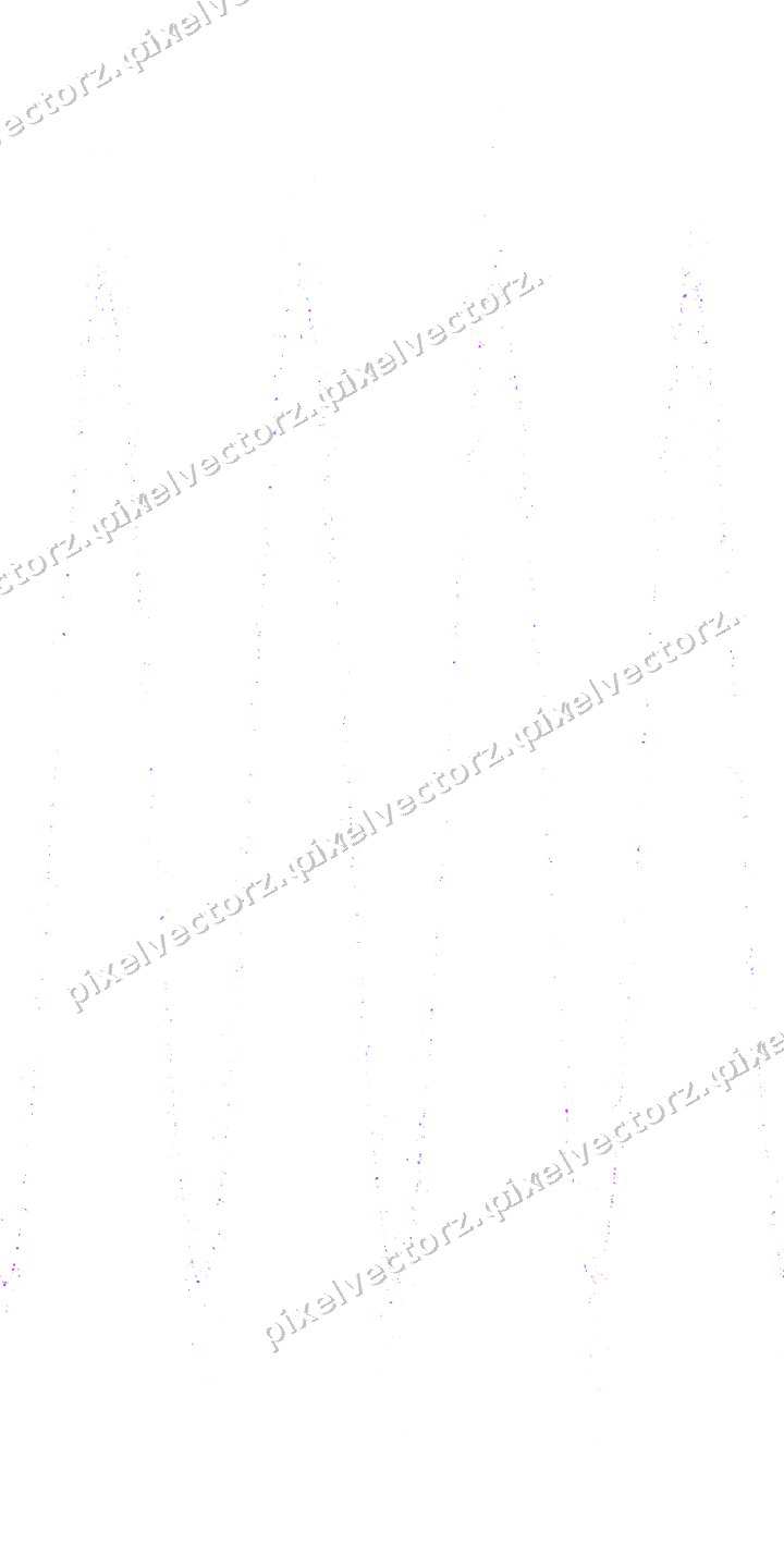 Nahtlose Glitzerwelle in Violett und Blau auf transparentem Grund