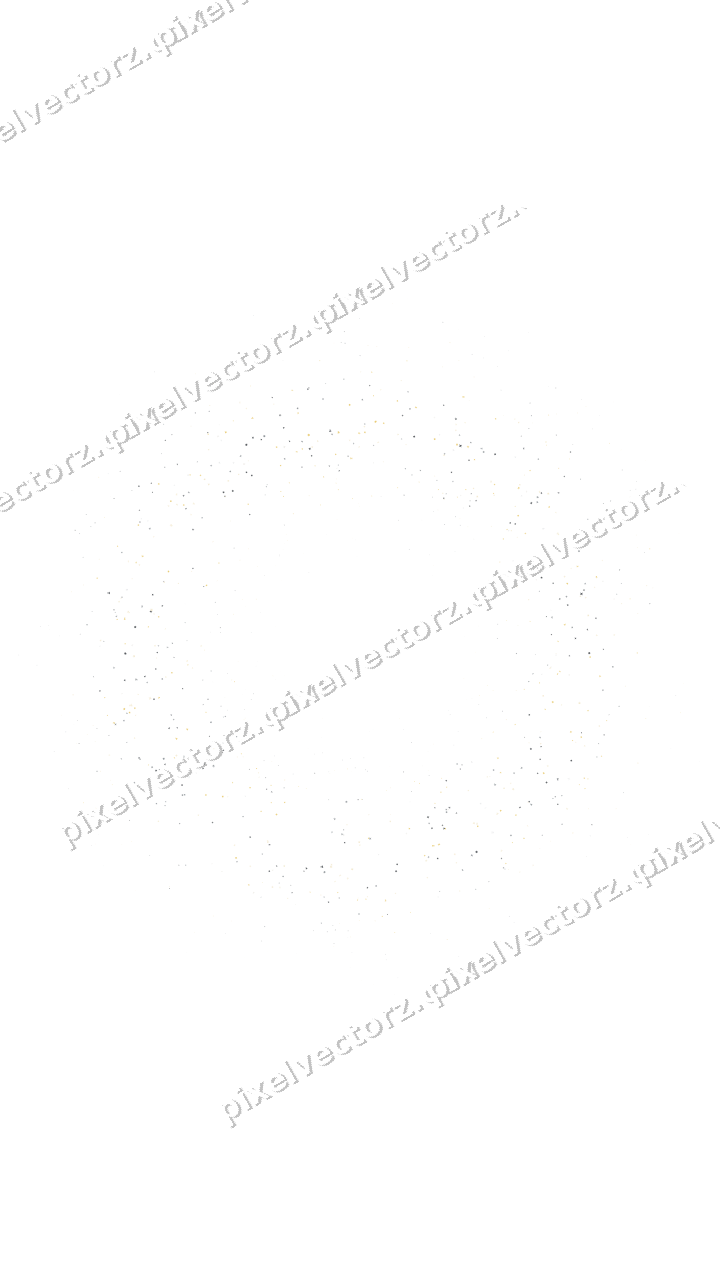 Nahtloser Glitzerkranz aus Sternen und Funken auf transparentem Grund