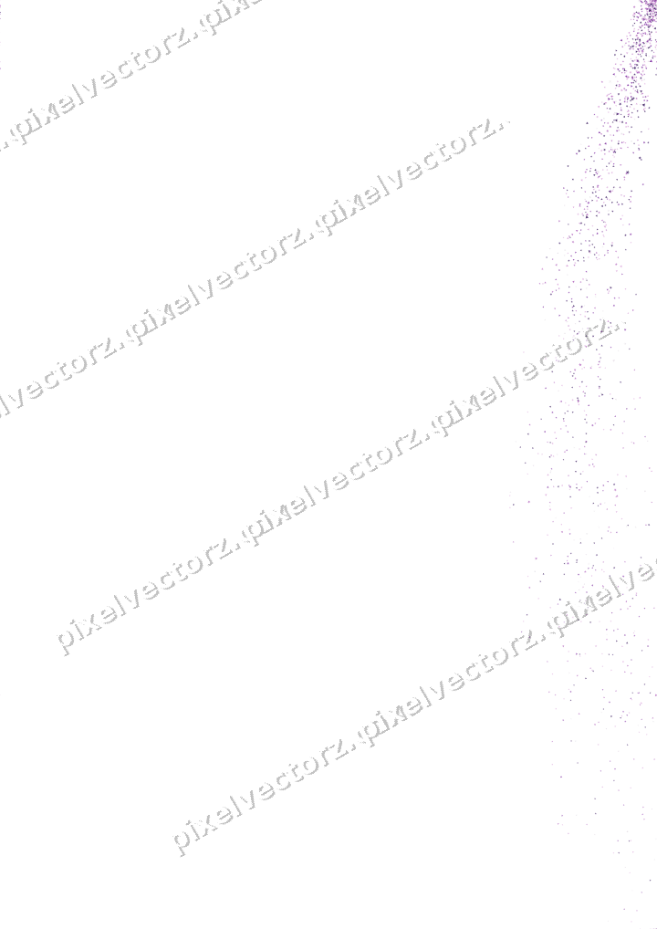 Nahtloser Sternenschweif in Violett auf transparentem Grund