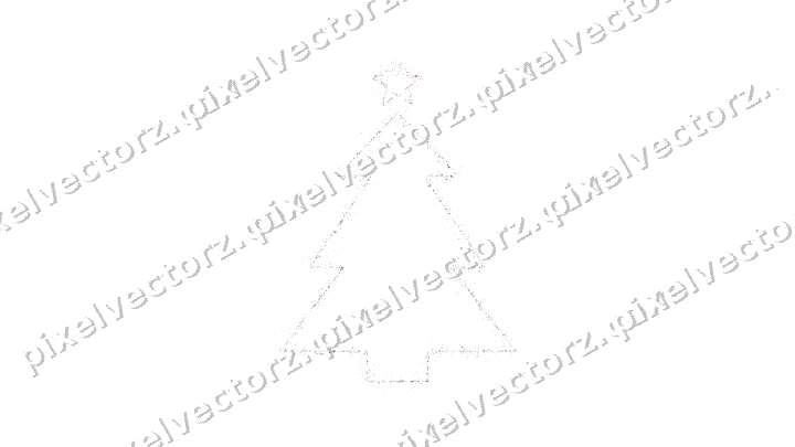 Nahtloser Glitzer-Weihnachtsbaum aus Sternen auf transparentem Grund