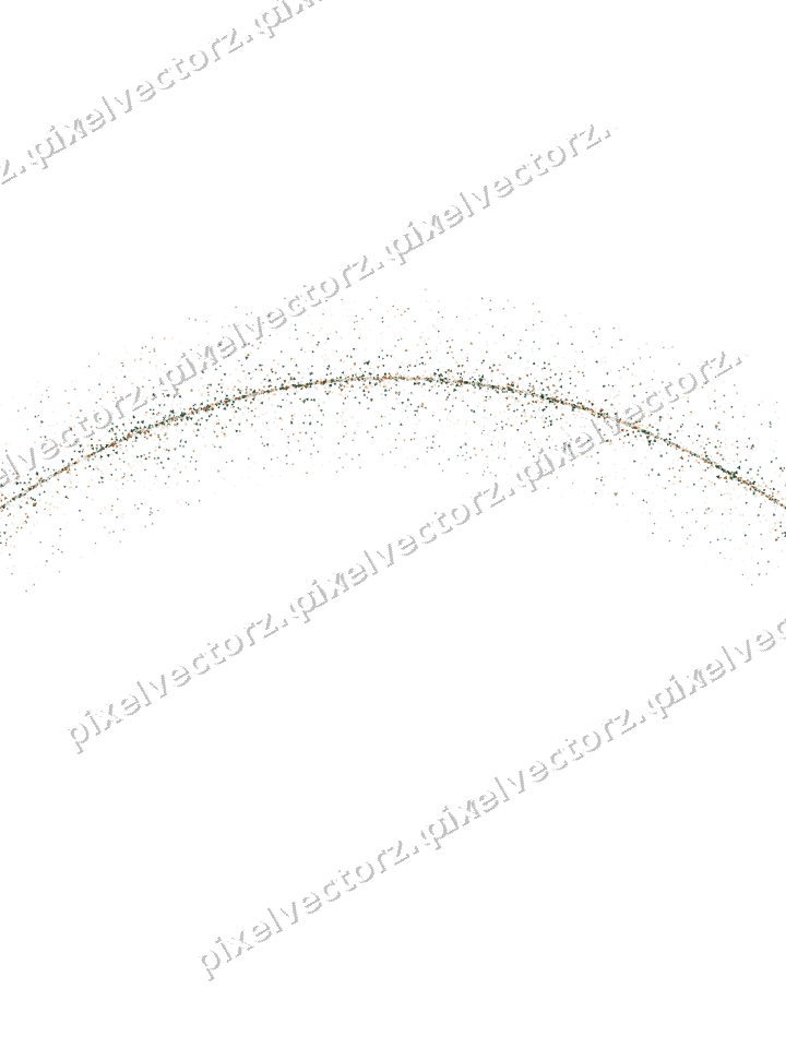 Nahtloser Glitzerbogen aus Dreiecken auf transparentem Grund