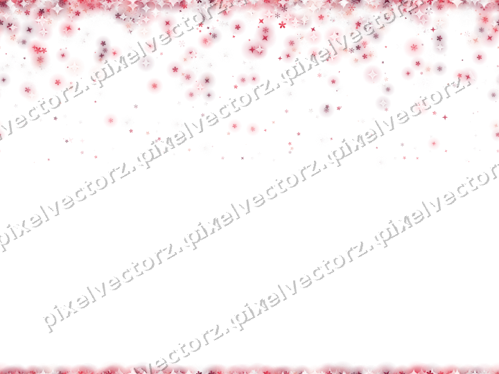 Nahtloser Glitzerregen in Rosa und Rot auf transparentem Grund