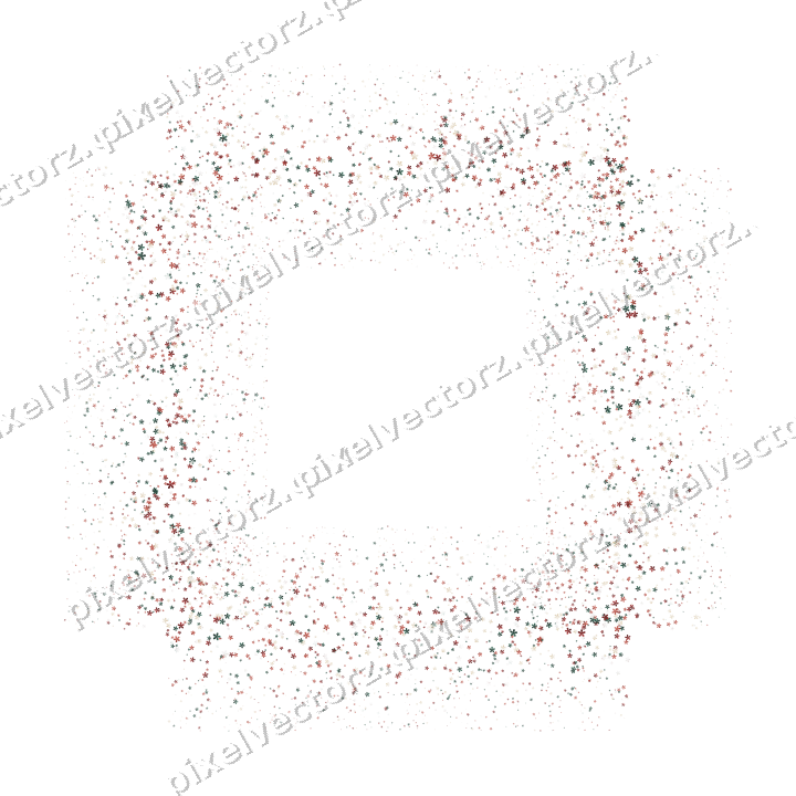 Nahtloser Glitzerrahmen aus Blüten auf transparentem Grund