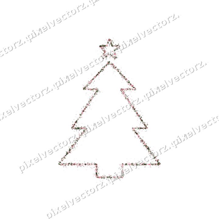 Nahtloser Glitzer-Weihnachtsbaum aus Rauten auf transparentem Grund
