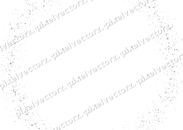 Nahtloser Glitzerkranz aus Ringen und Rauten auf transparentem Grund