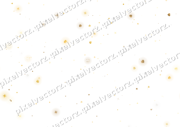 Nahtlose Glitzerstreuung auf transparentem Grund