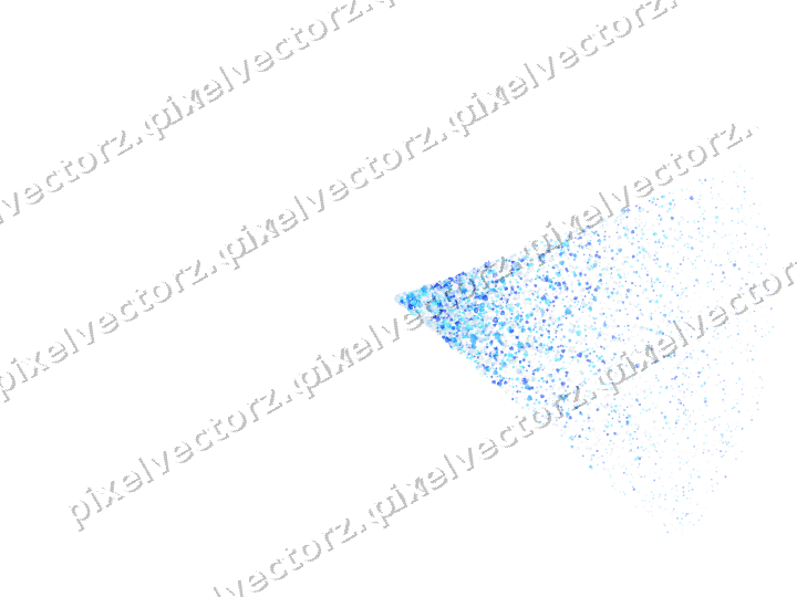 Nahtloser Glitzerfächer aus Funken und Herzen auf transparentem Grund
