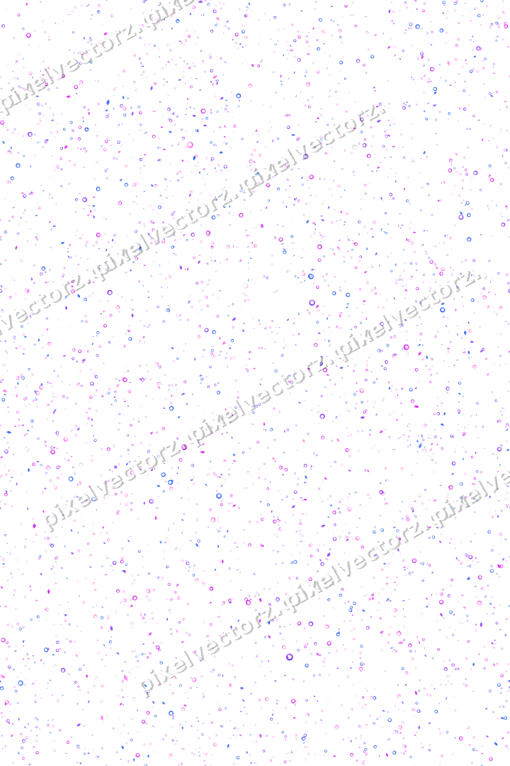 Nahtlose Glitzerstreuung in Violett und Blau auf transparentem Grund