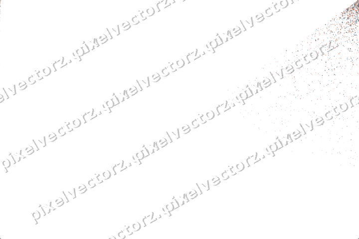 Nahtloser Glitzerfächer aus Sternen in Orange auf transparentem Grund