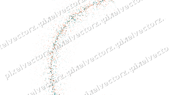 Nahtloser Glitzerbogen aus Herzen und Blüten auf transparentem Grund