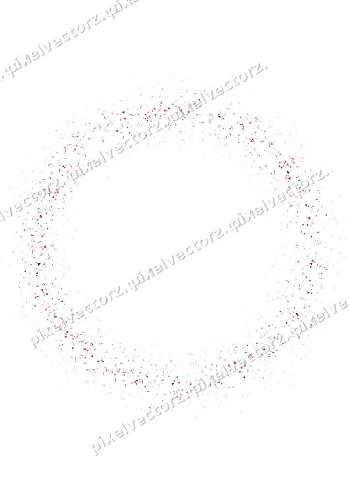 Nahtloser Glitzerkranz in Rot auf transparentem Grund