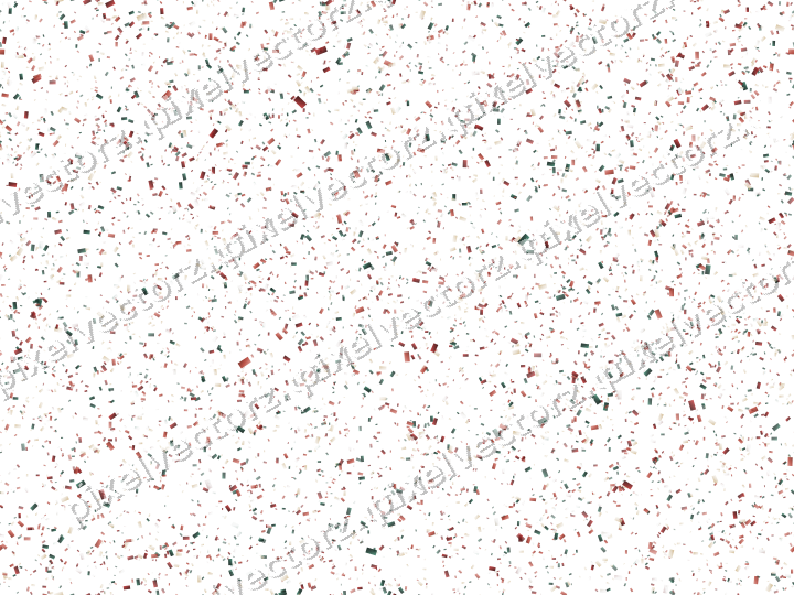 Nahtlose Glitzerstreuung aus Konfetti auf transparentem Grund