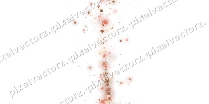 Nahtloses Glitzerband aus Sternen und Herzen auf transparentem Grund