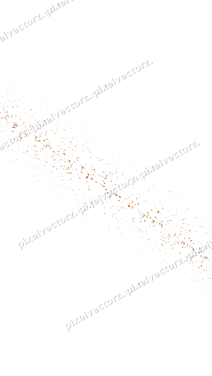 Nahtloses Glitzerband aus Punkten in Orange auf transparentem Grund