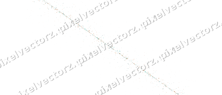 Nahtloses Glitzerband aus Herzen in Orange auf transparentem Grund