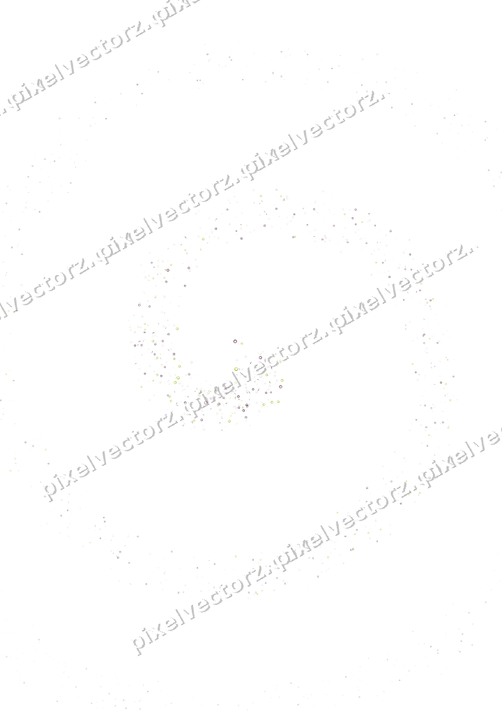 Nahtlose Glitzerspirale in Dunkelmagenta auf transparentem Grund