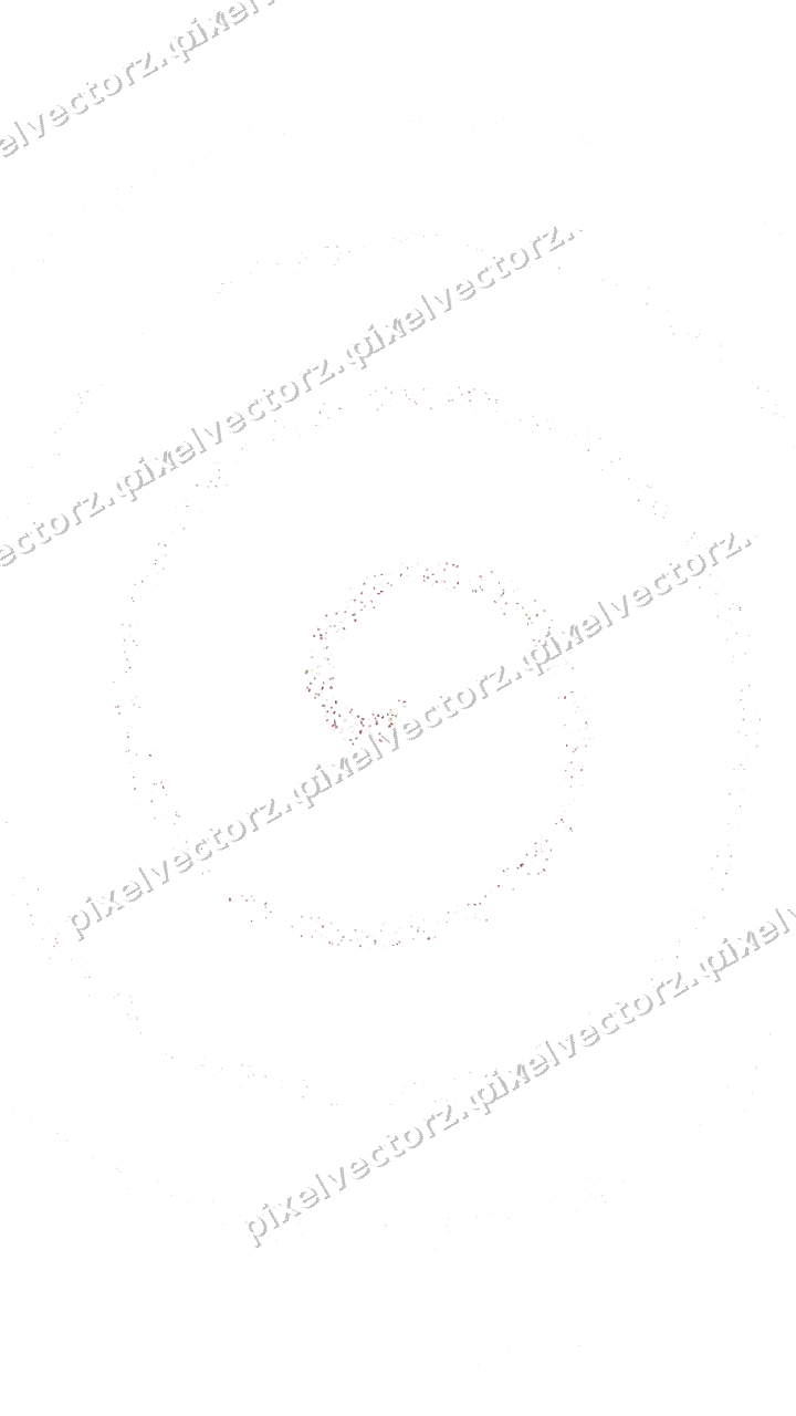 Nahtlose Glitzerspirale in Dunkelrosa und Gelb auf transparentem Grund