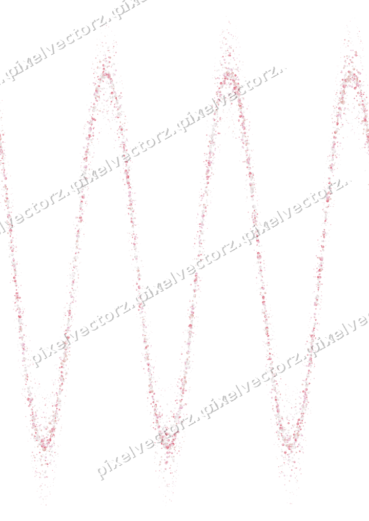 Nahtlose Glitzerwelle aus Punkten und Rauten auf transparentem Grund