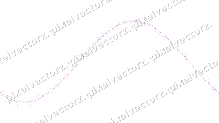 Nahtlose Glitzerwelle in Magenta und Violett auf transparentem Grund