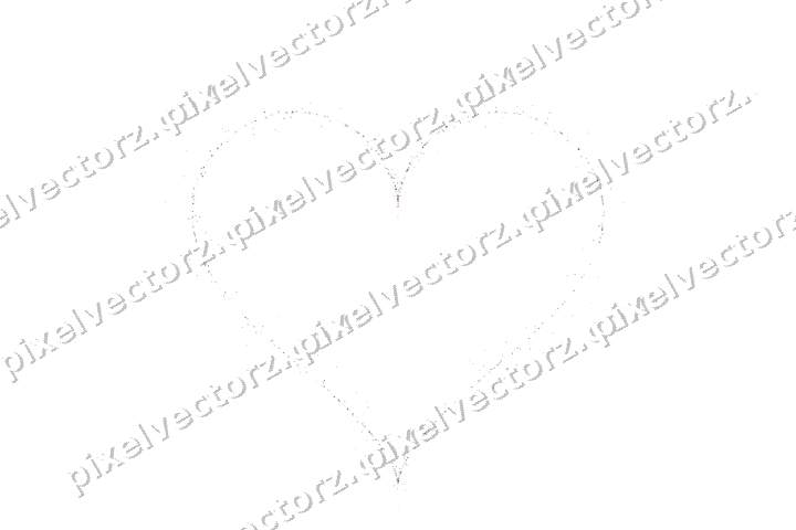 Nahtloses Glitzerherz in Dunkelgrün und Rot auf transparentem Grund