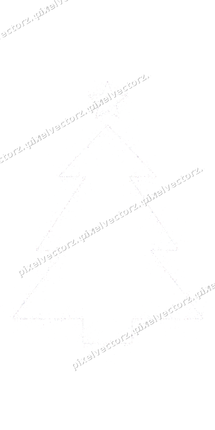 Nahtloser Glitzer-Weihnachtsbaum in Blassrosa auf transparentem Grund