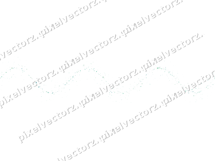 Nahtlose Glitzerwelle in Grün und Petrol auf transparentem Grund