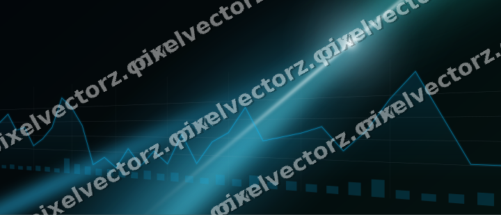 Leuchtender Neon Diagramm Hintergrund in Türkis und Petrol