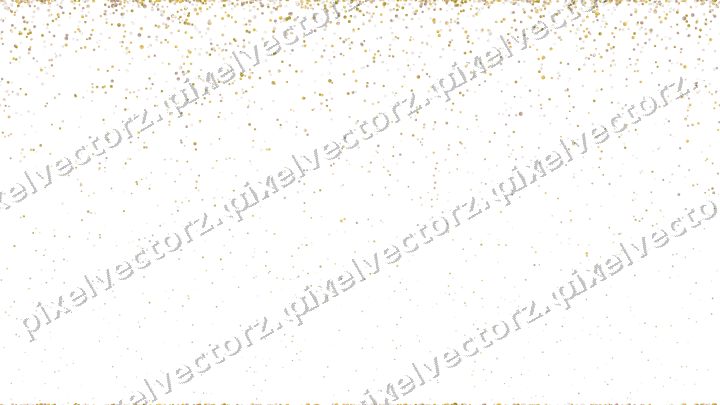 Nahtloser Glitzerregen aus Punkten auf transparentem Grund