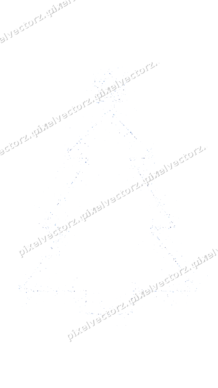 Nahtloser Glitzer-Weihnachtsbaum aus Sternen auf transparentem Grund