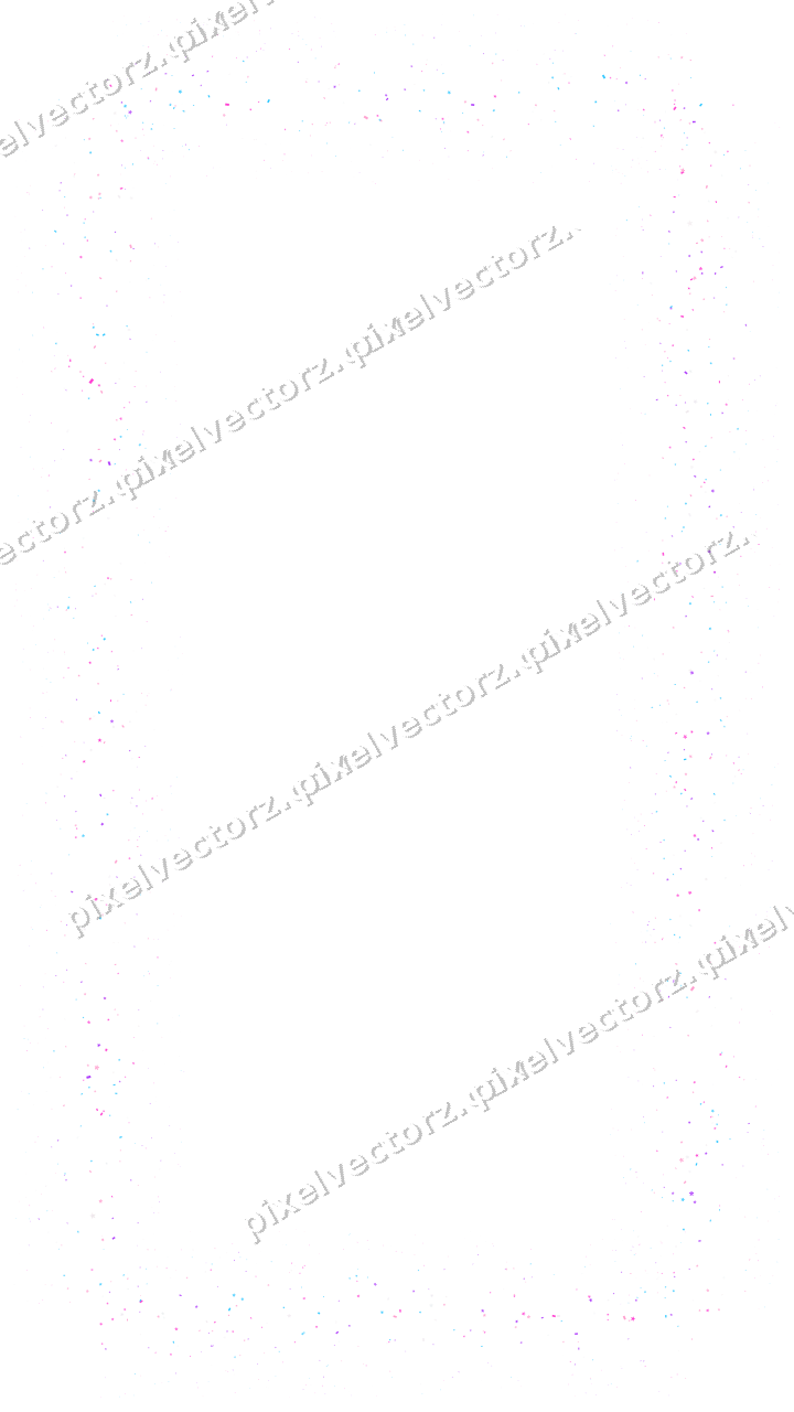 Nahtloser Glitzerrahmen aus Sternen und Blüten auf transparentem Grund