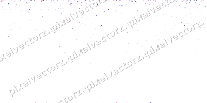 Nahtloser Glitzerregen in Rosa und Blau auf transparentem Grund