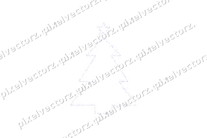 Nahtloser Glitzer-Weihnachtsbaum in Violett auf transparentem Grund