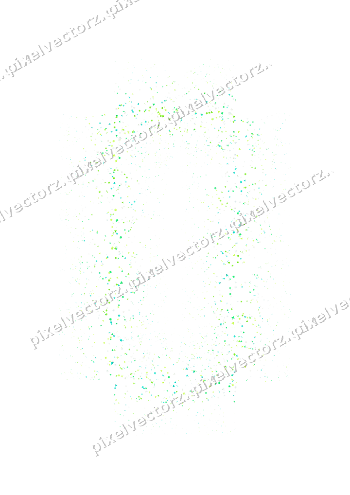 Nahtloser Glitzerrahmen in Grün und Limette auf transparentem Grund