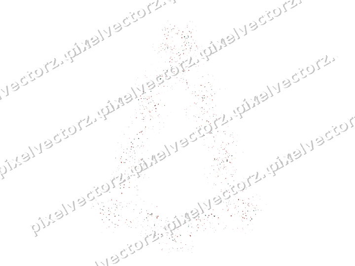 Nahtloser Glitzer-Weihnachtsbaum in Dunkelrot auf transparentem Grund