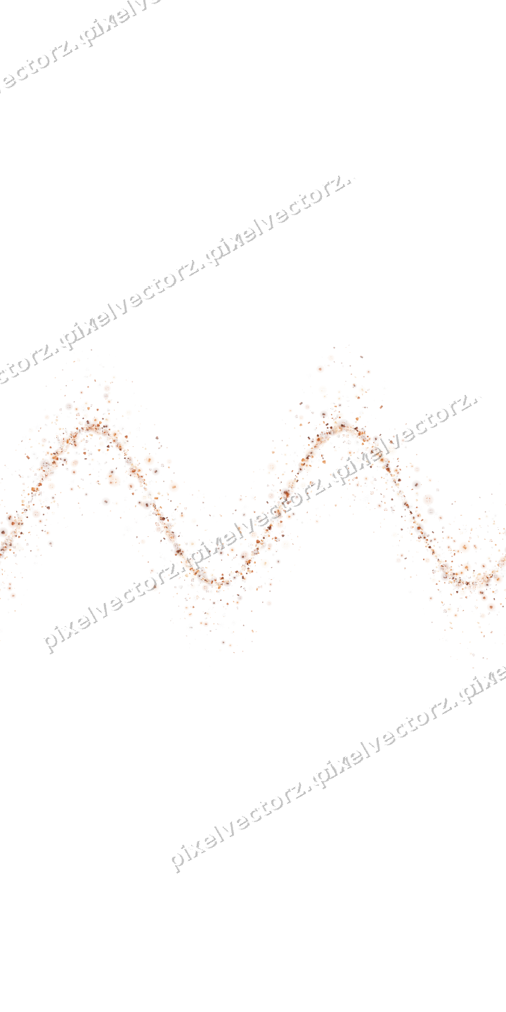 Nahtlose Glitzerwelle aus Herzen und Konfetti auf transparentem Grund