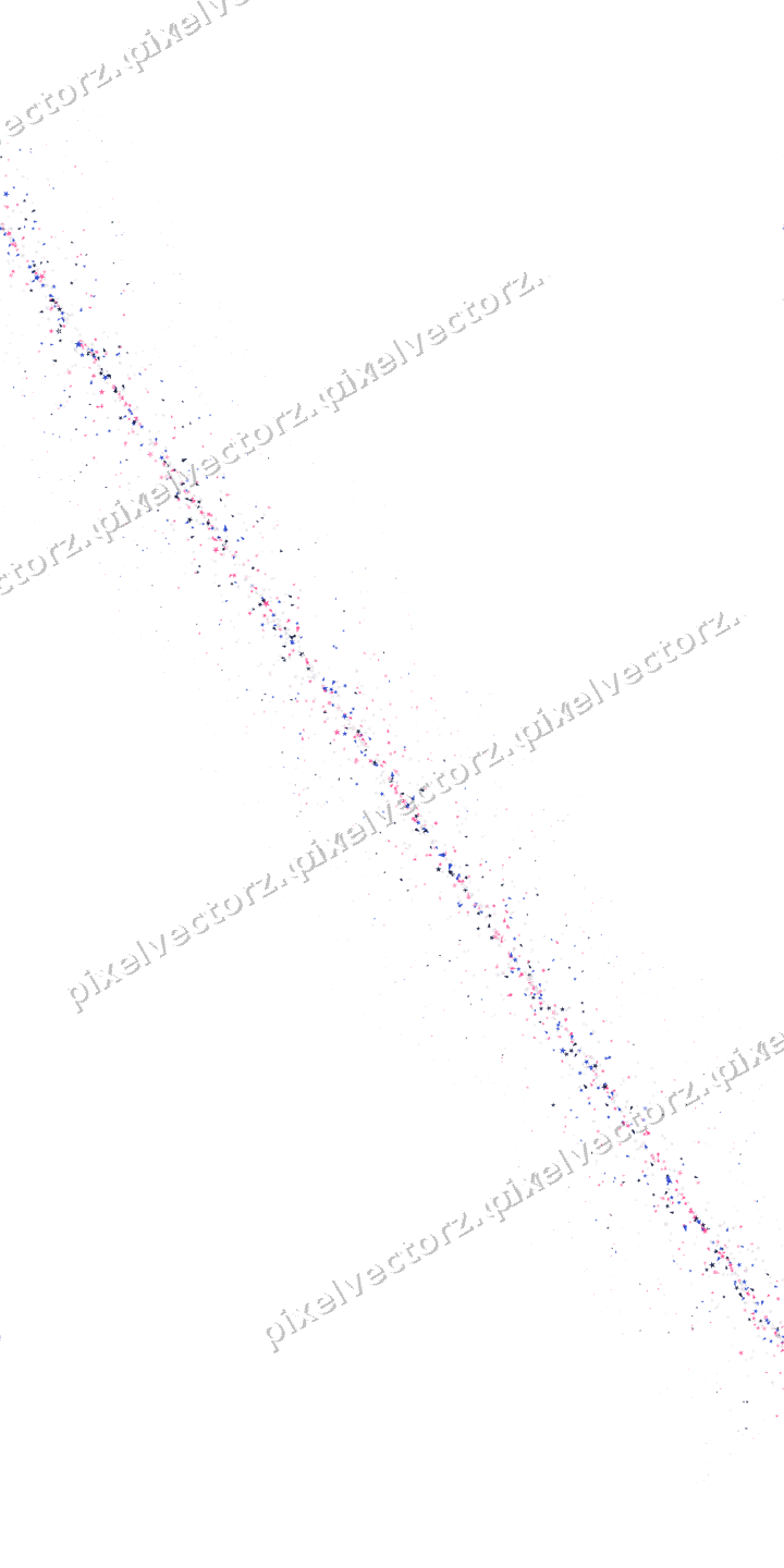 Nahtloses Glitzerband in Rosa und Blau auf transparentem Grund