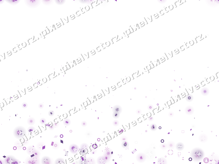 Nahtloser Glitzeraufstieg in Violett auf transparentem Grund