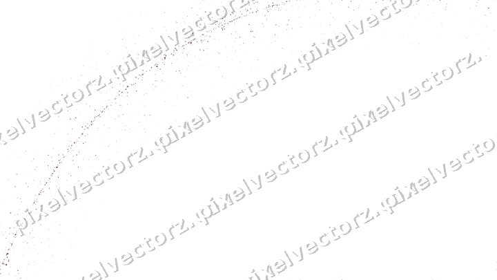 Nahtloser Glitzerbogen aus Funken und Herzen auf transparentem Grund