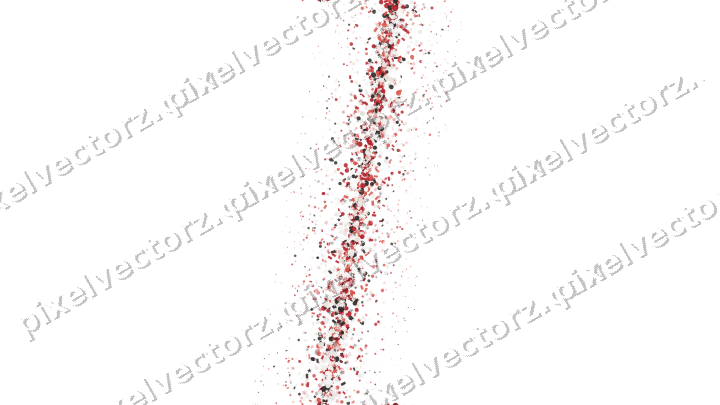 Nahtloser Glitzerbogen in Rot auf transparentem Grund