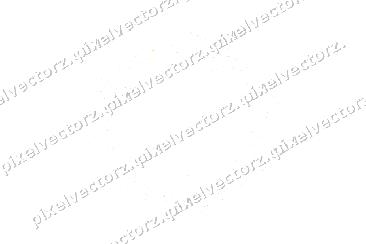 Nahtloser Glitzerkranz in Bernstein auf transparentem Grund