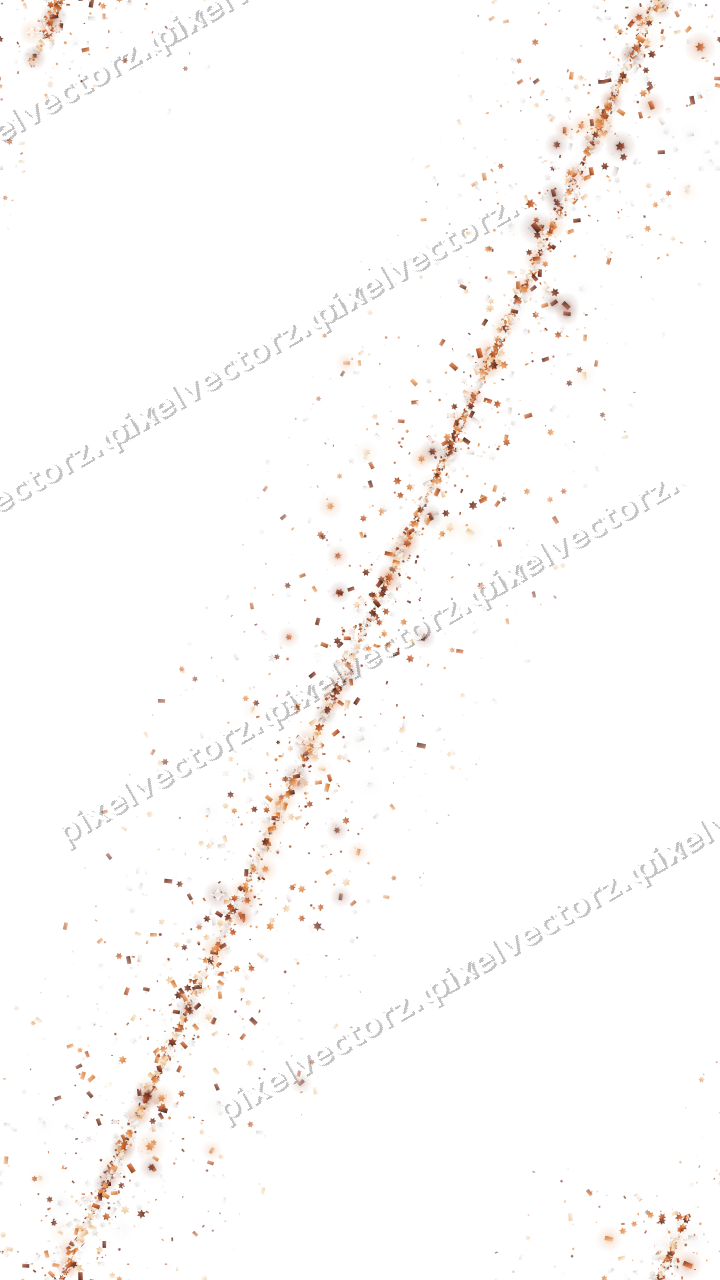 Nahtloses Glitzerband aus Sternen und Konfetti auf transparentem Grund