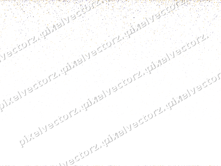 Nahtloser Glitzerregen aus Sternen und Funken auf transparentem Grund