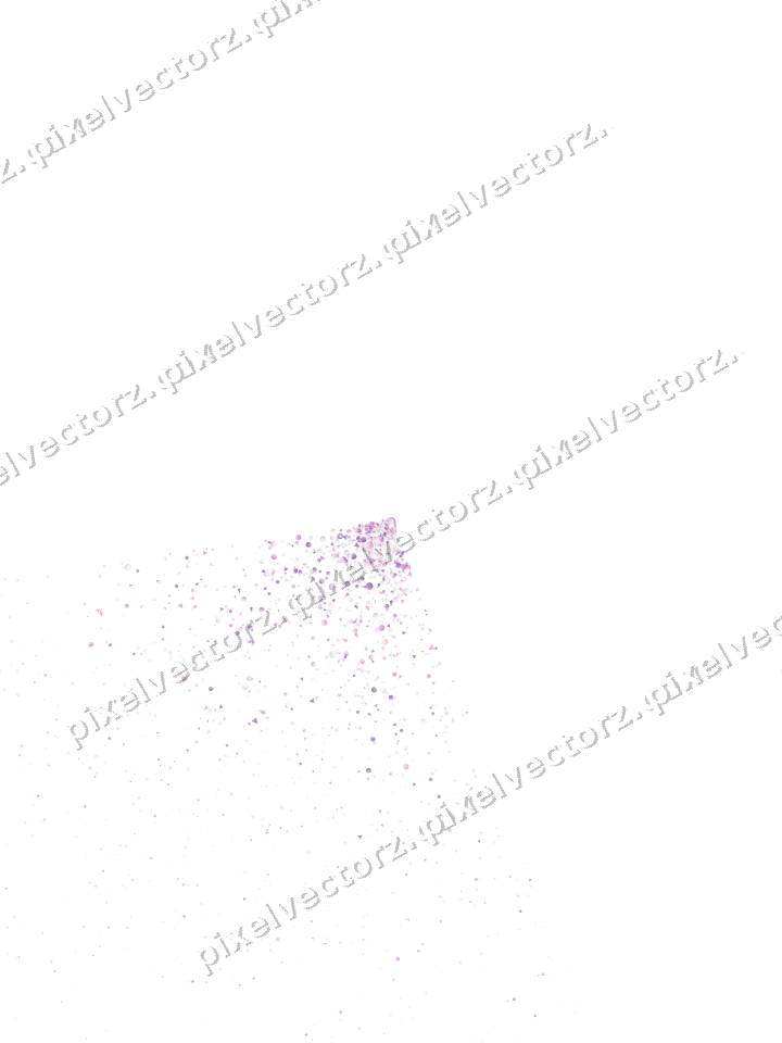 Nahtloser Glitzerfächer in Magenta und Violett auf transparentem Grund